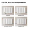 EMKE radiateur horizontal design panneau 630×1000 mm blanc, Voir les images du produit 5