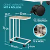 CASARIA® Beistelltisch Holz Couch Weiß 40kg Belastbarkeit Produktbild-Vorschau 3