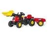 Rolly Toys Trettraktor mit Anhänger + Frontlader Anteprima dell’immagine prodotto 2