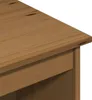 vidaXL Scrivania Marrone miele 112 x 50 x 75 cm Legno Anteprima dell’immagine prodotto 6