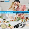 MAVURA ZACKI HACKI Prémiový lis na cesnak Nerezový krájač Náhľad obrázku produktu 6