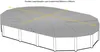 W'eau Pool Abdeckplane Oval 550 x 350 cm Blau UV-Beständig Produktbild-Vorschau 1