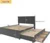 Polsterbett, 140x200cm, Doppelbett, Ehebett mit drei Produktbild-Vorschau 6