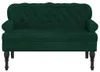 vidaXL Sitzbank mit Rückenlehne Dunkelgrün 119,5x64,5x75 cm Produktbild-Vorschau 4