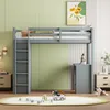 MODFU patrová postel 90 x 200 cm s úložnými skříněmi a Náhled obrázku produktu 3