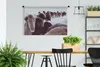 MuchoWow® Wandteppich Wandbehang Pferde - Schnee - Weiß Produktbild-Vorschau 2