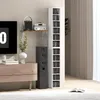 HOMCOM, zestaw 2 regałów na płyty CD, DVD i Blu-ray, z 5 Podgląd zdjęcia produktu 2