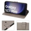 Handy Tasche für Samsung Galaxy S23 Ultra Handyhülle Blumen Produktbild-Vorschau 4