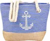 Cepewa Mini Strandtasche Anker Maritim hellbalu-gestreift Produktbild-Vorschau 1