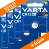 4 x Varta CR 1220 DL1220 3V Lithium Batterie Knopfzelle Produktbild-Vorschau 1