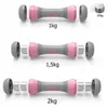 Verk 14316 Hantle fitness 2 x 2 kg różowe Podgląd zdjęcia produktu 2