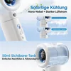 Handventilator mit Sprühfunktion, 6000mAh Akku, 100 Stufen Produktbild-Vorschau 3