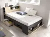 Bett mit Kopfteil mit Kommode und Schubladen - 120 x 190 cm Produktbild-Vorschau 3