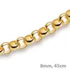 8mm-Erbskette-750-Gelbgold-45cm Produktbild-Vorschau