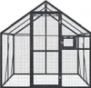 vidaXL Voliéra antracit 1,79x2x1,85 m Hliník Náhled obrázku produktu 3