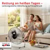 Grafner Ventilator Bodenventilator Ø46 cm im Retro-Stil, Produktbild-Vorschau 2