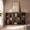 sweeek - Asymmetrisches Bücherregal im Holzlook 5 Ebenen 10 Produktbild-Vorschau 4
