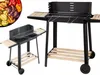 Holzkohlegrill mit Holzablagen 94X78X42 cm Produktbild-Vorschau 5