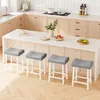 Barstoelen voor het keukenblok, met voetsteun. Grijs Productafbeelding-voorbeeld 5