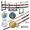 Conjunto de 3 espadas decorativas de bambú, de 78 cm, con Vista previa de la imagen del producto 8