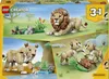 LEGO Creator 3-in-1 set: Wilde dieren - Majestueuze leeuw. Productafbeelding-voorbeeld 21