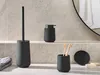 BELIANI Badezimmer Set 4-Teilig Schwarz Kunstharz Modern Produktbild-Vorschau 2