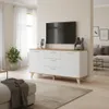 Komoda Szafka salon z szufladami 150cm Biala Wotan OSLO Podgląd zdjęcia produktu 3