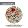 zestaw 4 talerzy do pizzy Moscow & Red zielony czerwony Podgląd zdjęcia produktu 6