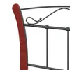 vidaXL Rama łóżka czarna metalowa 90x200 cm Podgląd zdjęcia produktu 6