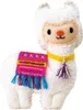 A stuffed llama toy with colorful accessories. Produktbild-Vorschau