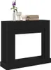 vidaXL Kaminumrandung Schwarz Eichen-Optik 100x30x87,5cm Produktbild-Vorschau 4