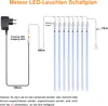 4M Lichterkette Weihnachten Warmweiß 8 Röhren LED Produktbild-Vorschau 3