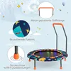 GOPLUS Ø92cm Kindertrampolin LED, Mini Trampolin mit Griff Produktbild-Vorschau 5
