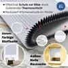 Thermo Wabenplissee Hitzeschutz, ohne Bohren, Weiß, 65x210 Produktbild-Vorschau 2