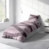 4 teilig Winter Biber Bettwäsche 135x200 cm Welle kuschelig Produktbild-Vorschau 3