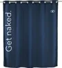 TOM TAILOR 180x200 Duschvorhang Antischimmel Navy Waschbar Produktbild-Vorschau 1