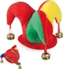 Narrenkappe Mit Schellen Glöckchen mit 2 Haarclips Bunt Produktbild-Vorschau 2