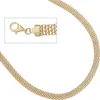 JOBO Collier 925 Sterling Silber vergoldet 45 cm Karabiner Produktbild-Vorschau 1
