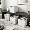 1 Stück Weiß Faltbox 28 x 28 x 28 cm Aufbewahrungsbox Produktbild-Vorschau 2