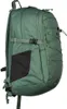 A side view of a green backpack against a white background. Voir les images du produit