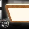 LED Deckenlampe Holz Deckenleuchte Wohnzimmer Indirektes Produktbild-Vorschau 5