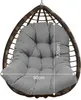(Gris foncé, 90 * 120 cm) Coussin de chaise hamac étanche, Voir les images du produit 5