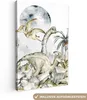 MuchoWow® - Leinwandbilder - Dinosaurier - Kinder - Produktbild-Vorschau 1