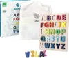 Puzzle encastré avec des lettres en bois colorées Voir les images du produit 1