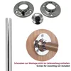 HOOZ Kleiderstange Chrom mit Halterung in 5 Längen 60 - Produktbild-Vorschau 7