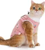 Katzen-Genesungsanzug, Katzen-OP-Erholungsanzug, Rosa Produktbild-Vorschau 1