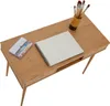 Schreibtisch STEFANO braun - Bürotisch mit 2 Schubladen und Produktbild-Vorschau 4