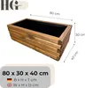 HolzGarden Pflanzkübel Holz 80x30x40 cm Imprägniert Farbe Produktbild-Vorschau 2