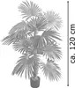 Palmier Fougère Plante Artificielle Artificiel 120 cm Voir les images du produit 6