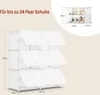 WOLTU Schuhregal mit 6 Fächern, Schuhaufbewahrung für 24 Produktbild-Vorschau 3